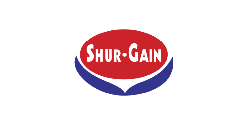 Shurgain red and blue logo