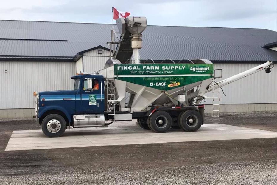Fingal Farm Supply Truck side view